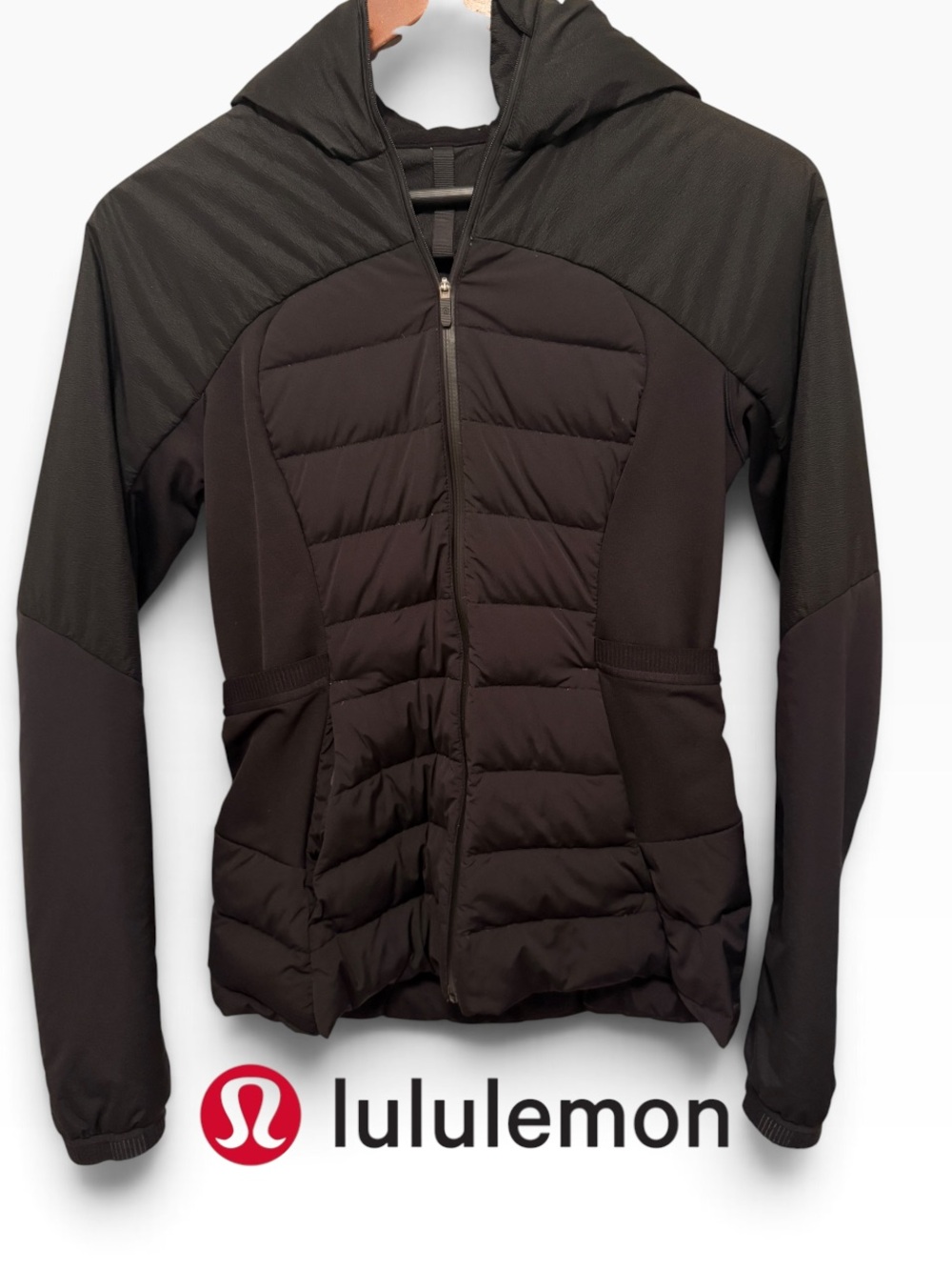 Lululemon Down For It All Jacket Black Size 6